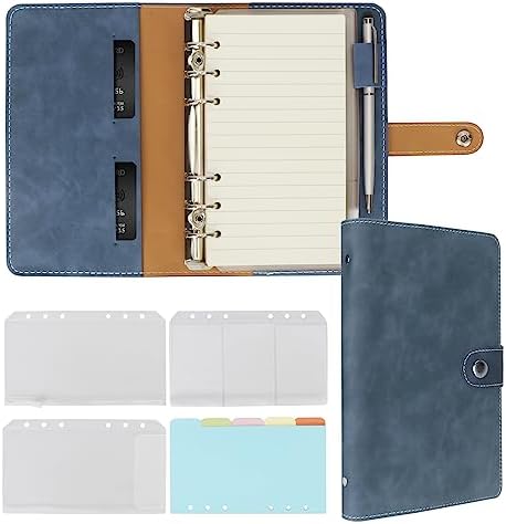 Binder planner notebook, 6 ring, navy