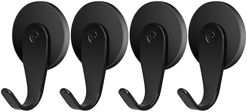 Magnetic wreath hanger, pattern 2 black