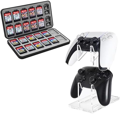 Switch case with controller holder